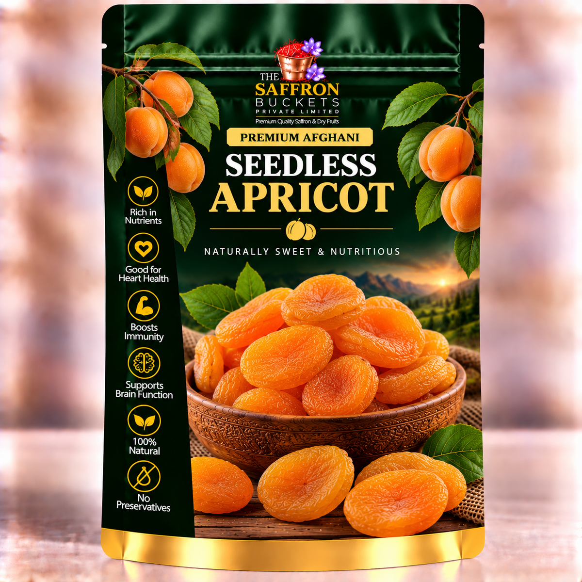Seedless Apricot (Dried)