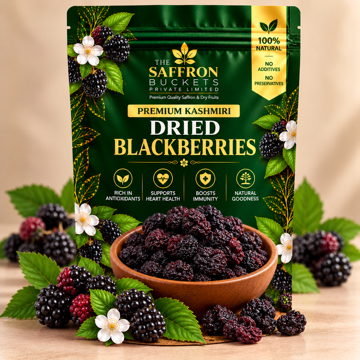 Dried Blackberries
