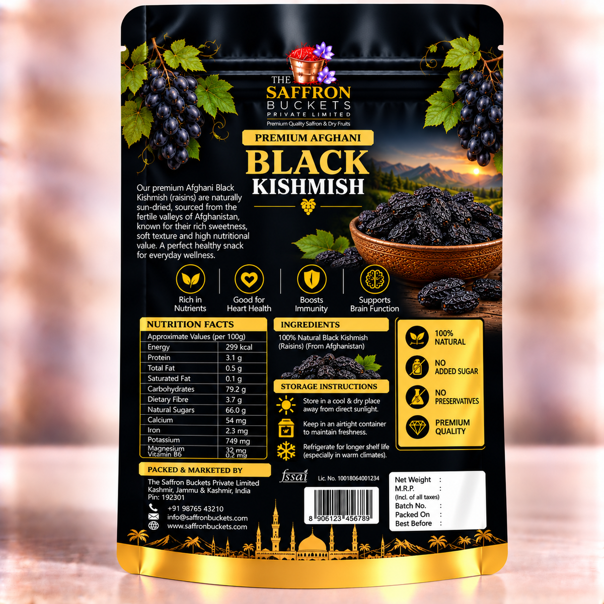 Black Kishmish (Raisins)