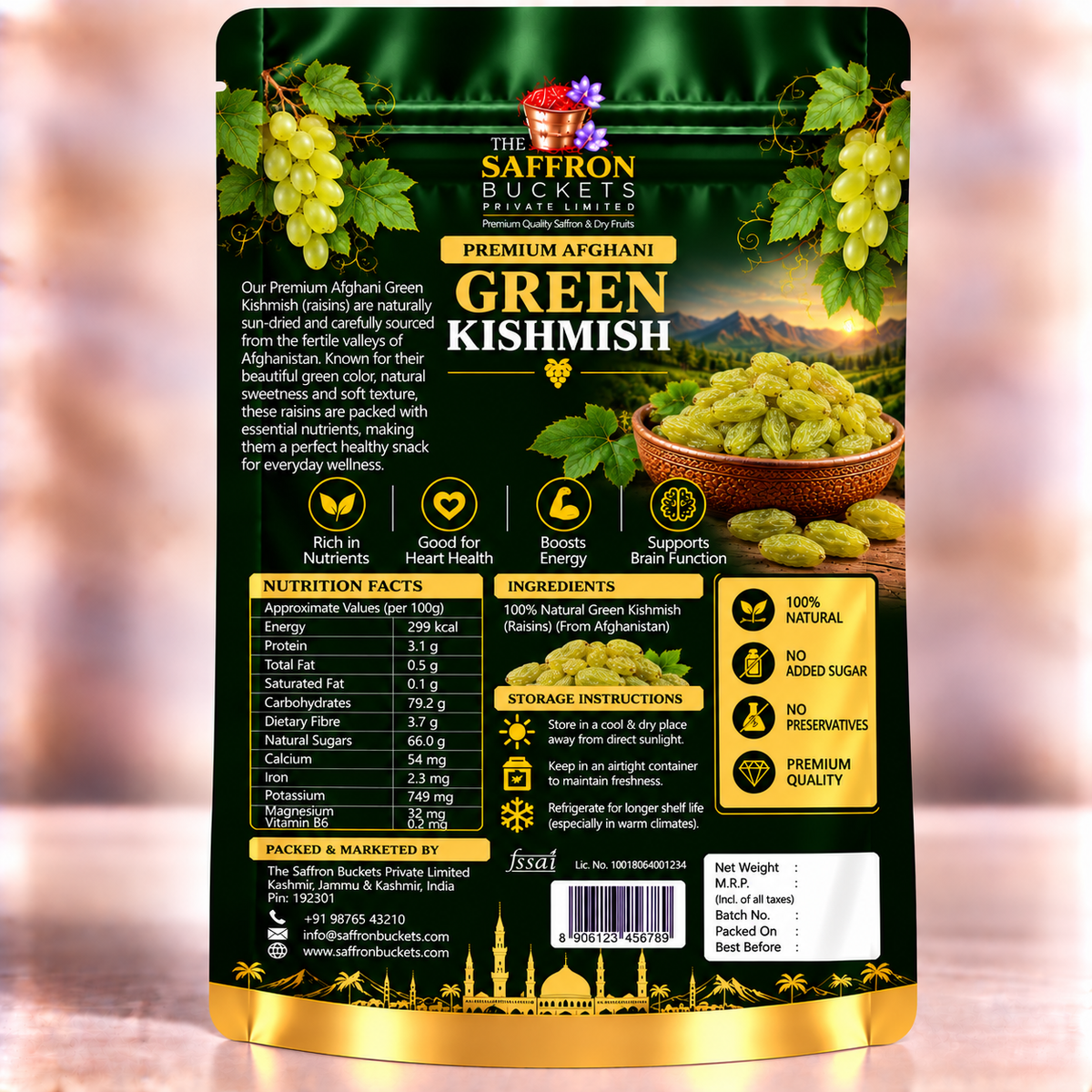Green Kishmish (Raisins)