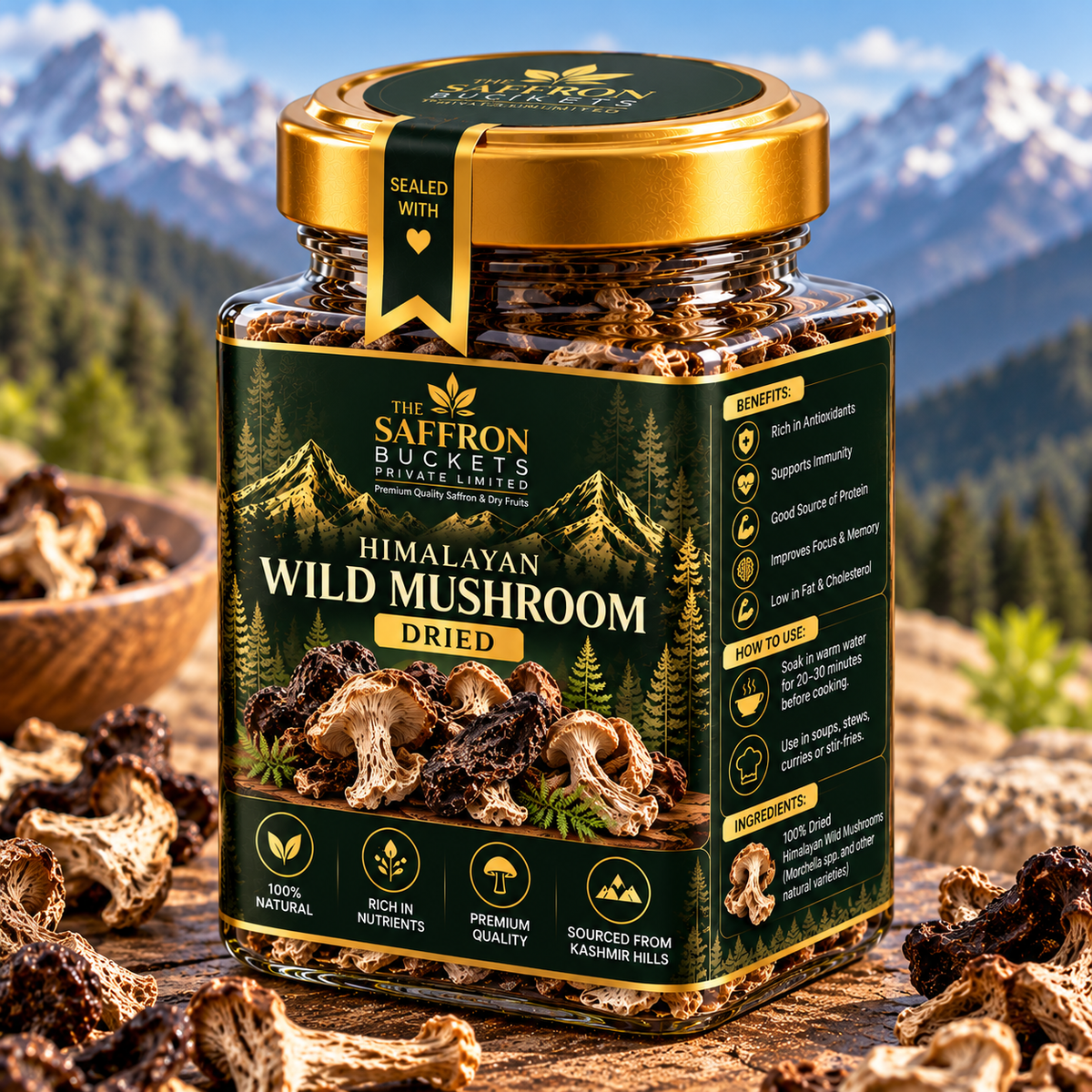 Wild Mushroom (Dried)
