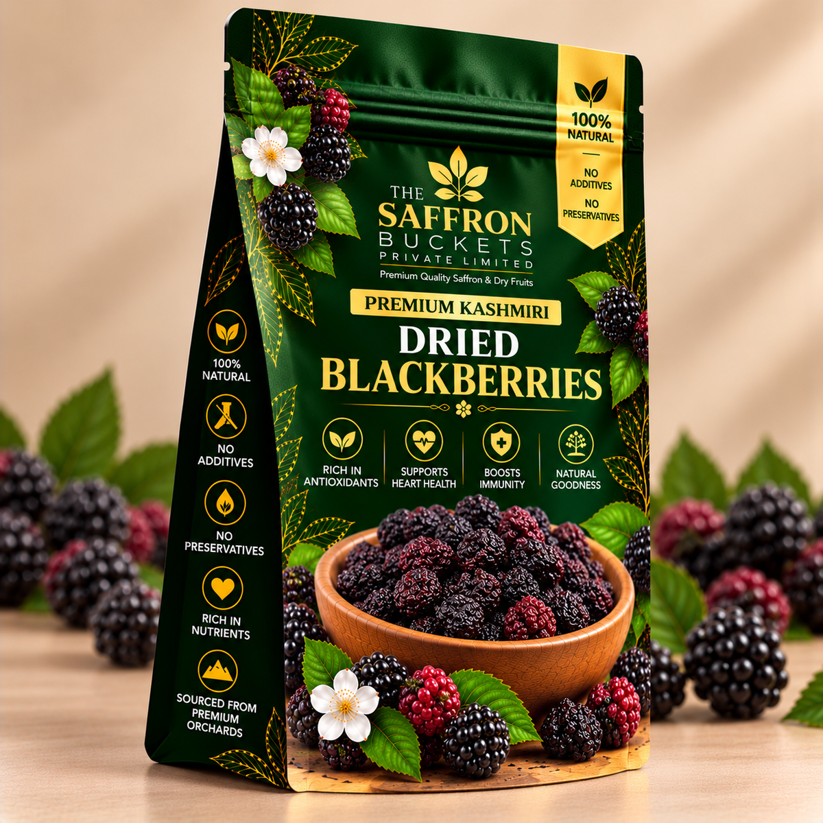 Dried Blackberries
