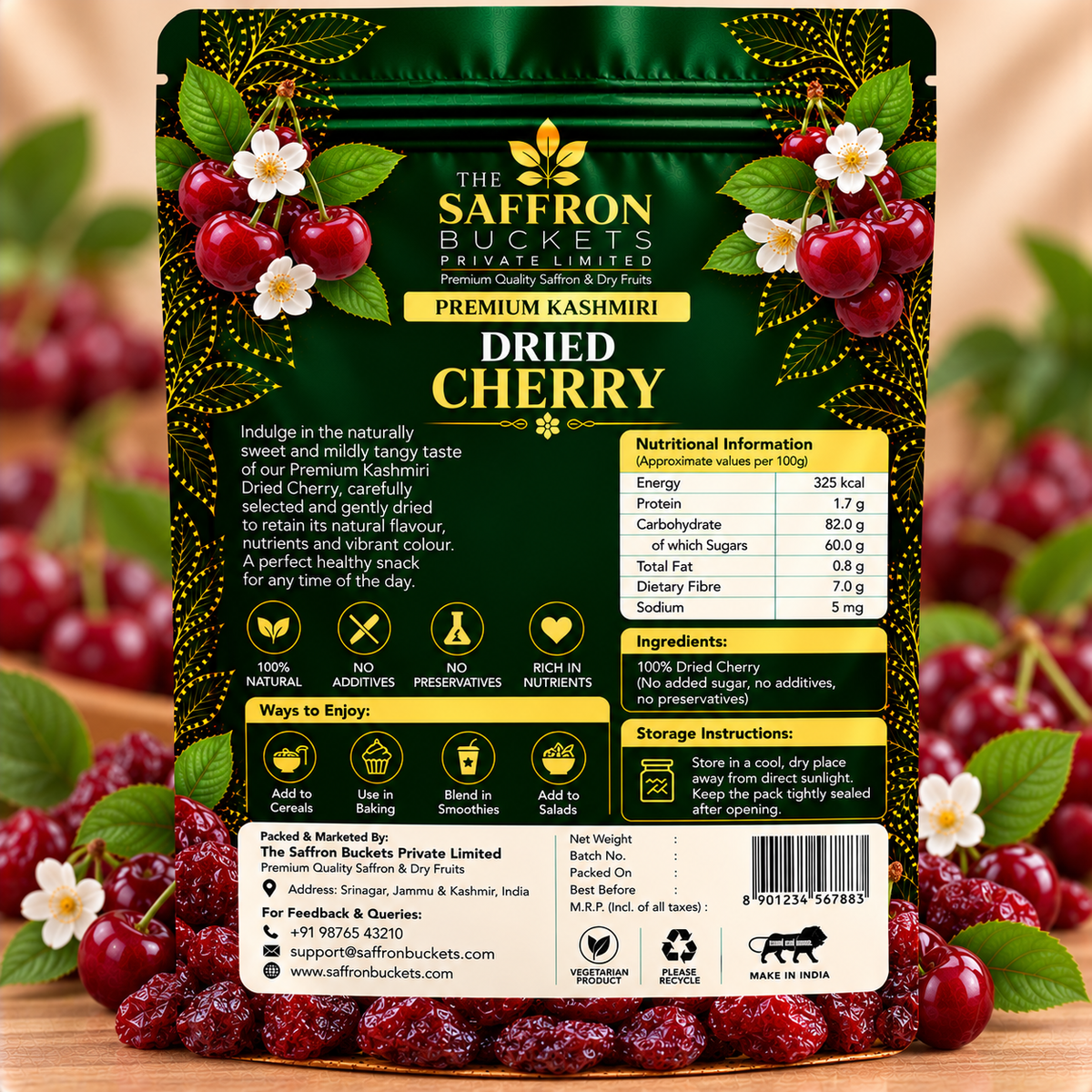 Kashmiri Dry Cherry