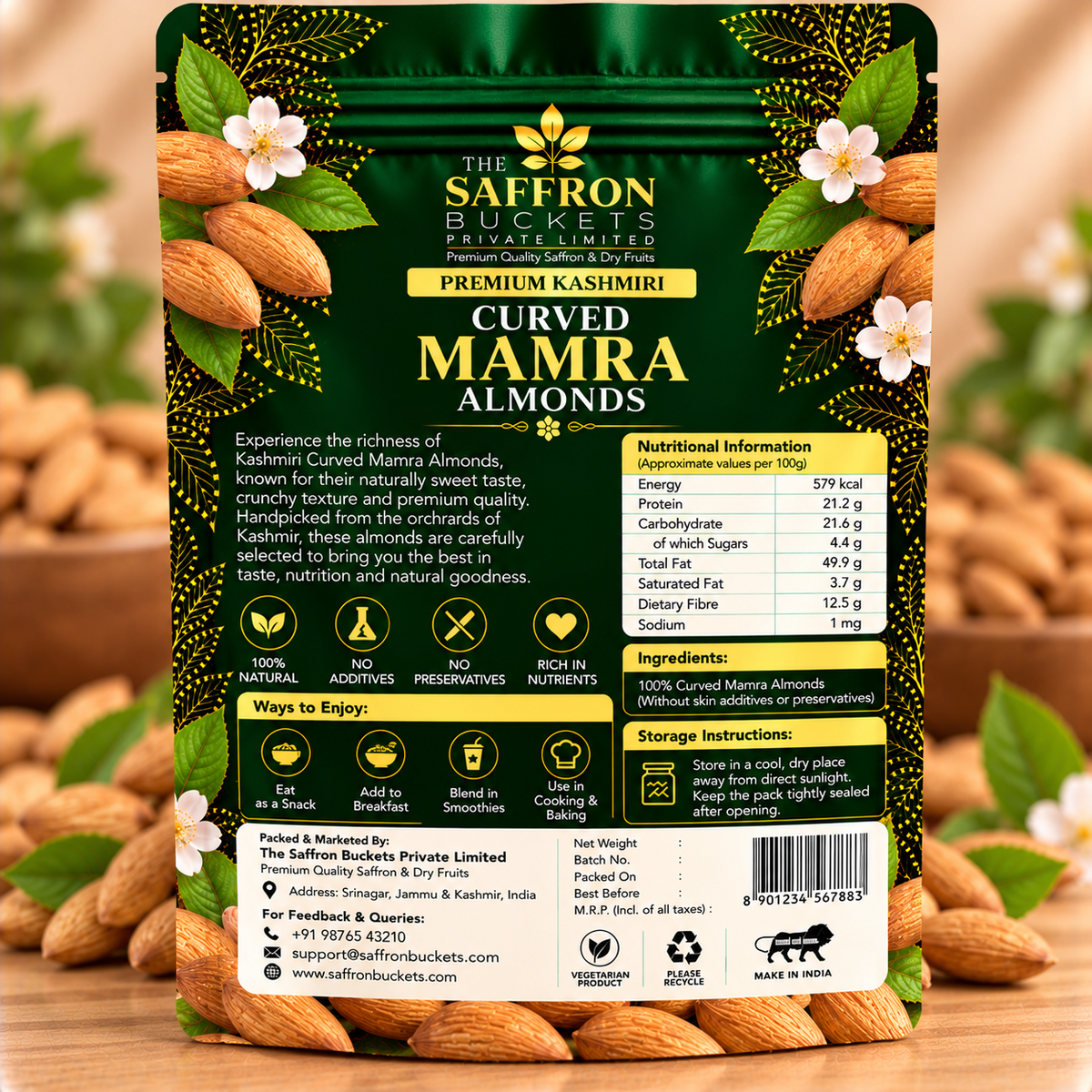 Curved Mamra Almonds