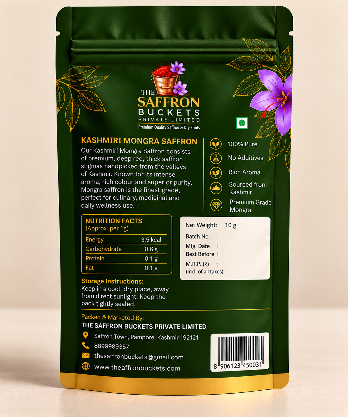 Kashmiri Mongra Saffron