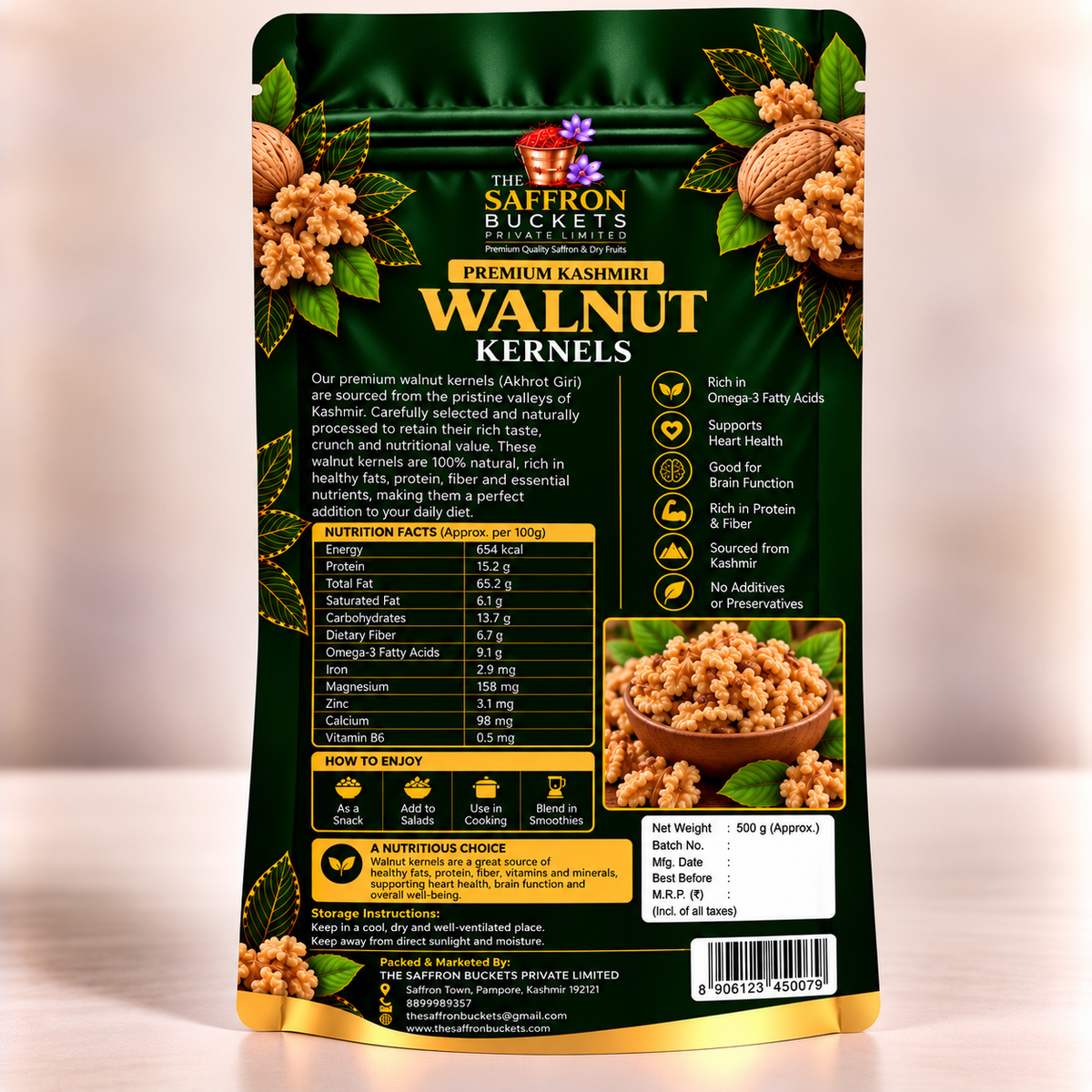 Walnut Kernels (Akhrot Giri)