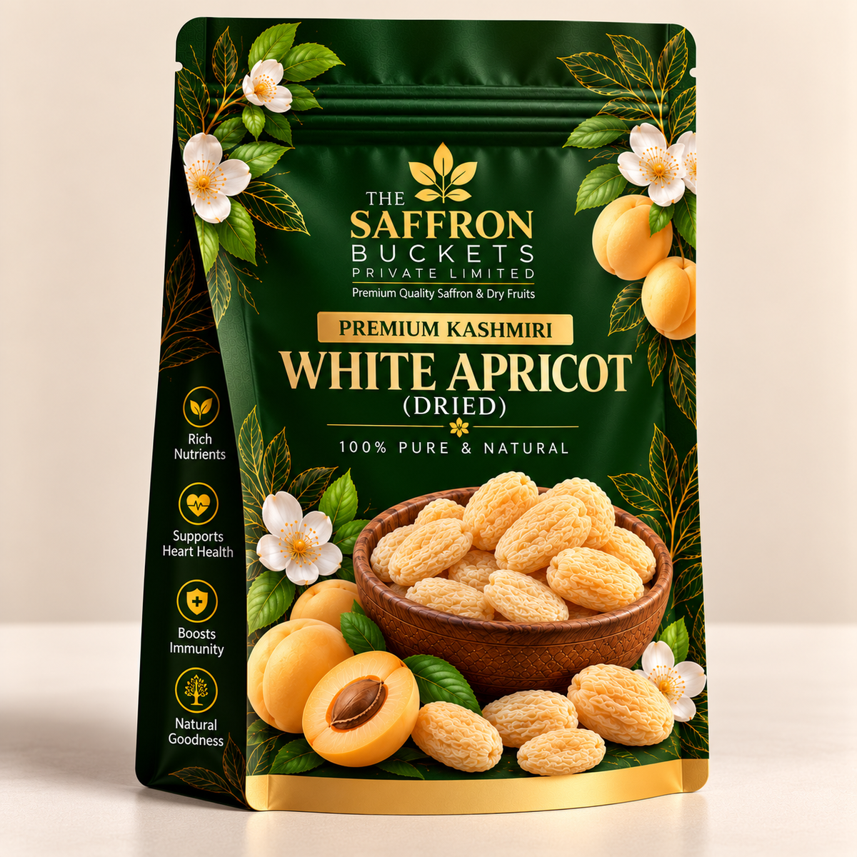 Kashmiri White Apricot (Dried)